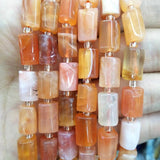 6x10mm Natural Gemstone Cylinder Beads for Jewelry Making