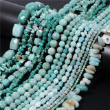 Amazonite Stone Bead Spacer Charm Jewelry Making DIY Bracelet Necklace