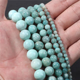 Amazonite Stone Bead Spacer Charm Jewelry Making DIY Bracelet Necklace