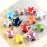 Colorful Star Beads Ceramic Spacer Beads Bracelet Necklace DIY Accessories
