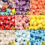Colorful Star Beads Ceramic Spacer Beads Bracelet Necklace DIY Accessories