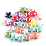 Colorful Star Beads Ceramic Spacer Beads Bracelet Necklace DIY Accessories