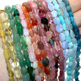 5-8mm Apatite Agates Amazonite Quartz Loose Beads DIY Jewelry Making