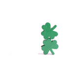 20pcs Easter Clover Hat Wooden Beads Decoration DIY Wood Chips Tassel Beads