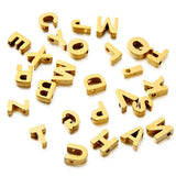 5Pcs Stainless Steel Letter Beads for DIY Name Choker Bracelet