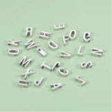 5Pcs Stainless Steel Letter Beads for DIY Name Choker Bracelet