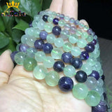 Fluorite Quartz Loose Beads DIY Jewelry Making 15''