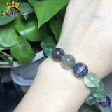 Fluorite Quartz Loose Beads DIY Jewelry Making 15''