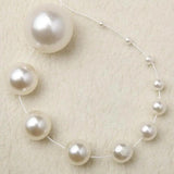 3-30mm Beige Round ABS Pearl spacer Loose Beads Jewelry Making Craft