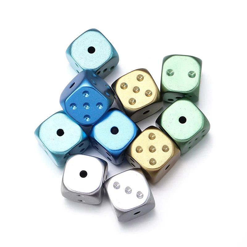 14mm Acrylic Dice Beads Square Shape DIY Spacer Beads Jewelry Making