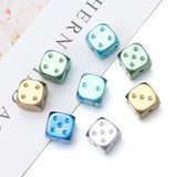 14mm Acrylic Dice Beads Square Shape DIY Spacer Beads Jewelry Making