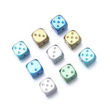14mm Acrylic Dice Beads Square Shape DIY Spacer Beads Jewelry Making