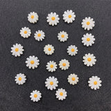 5pcs Daisy Sunflower Pearl Shell Beads DIY Jewelry Making Earring Accessories