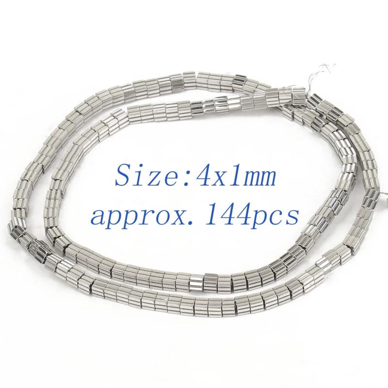 Hematite Beads Spacer Loose Beads for Jewelry Making DIY Charm Bracelet