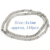 Hematite Beads Spacer Loose Beads for Jewelry Making DIY Charm Bracelet