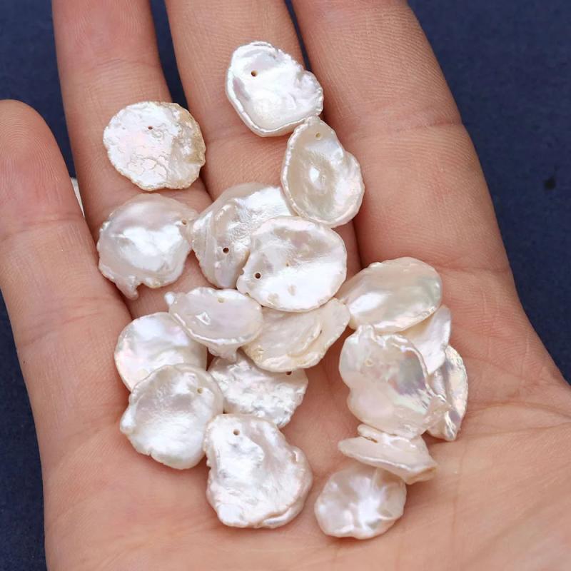 1PC Natural Freshwaters Pearls Petal Shape Loose Pearls 15-18mm