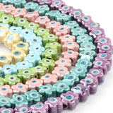 11mm Flower Eye Ceramic Beads DIY Bracelet Necklaces Porcelain Beads