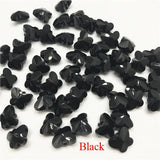 30pcs/lot Colorful Crystal Butterfly Beads for Jewelry Making