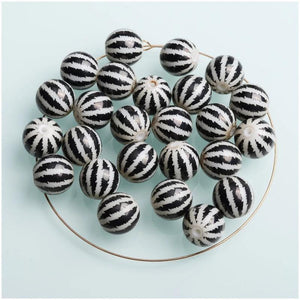 10mm Printed Ceramic Beads for Jewelry Making