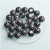 10mm Printed Ceramic Beads for Jewelry Making