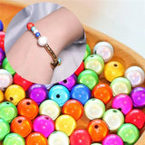 Colorful Fantasy Acrylic Spacer Beads for DIY Jewelry Making