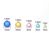 Colorful Fantasy Acrylic Spacer Beads for DIY Jewelry Making