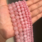 Madagascar Rose Quartzs 4-10mm Natural Stone Beads for Bracelet DIY