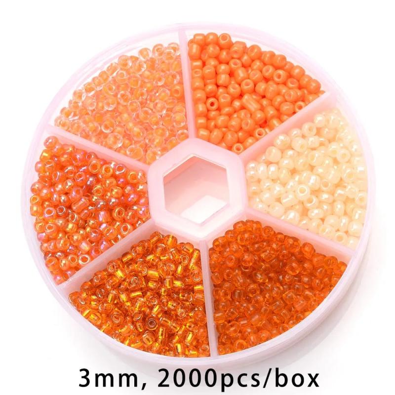 Crystal Czech Glass Seed Beads Kit for DIY Jewelry Making