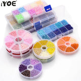 Crystal Czech Glass Seed Beads Kit for DIY Jewelry Making