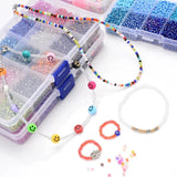 Crystal Czech Glass Seed Beads Kit for DIY Jewelry Making