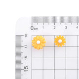 5pcs Natural Pearl Shell Sunflower Daisy Charms Loose Beads for Jewelry Making
