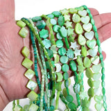 Green Pearl Beads for DIY Jewelry Making
