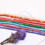 7x13mm Natural Stone Cylindrical Beads, Multiple Colors