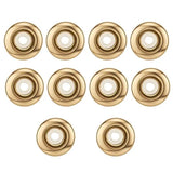 10pcs Stainless Steel Silicone Spacer Beads for DIY Bracelet Making