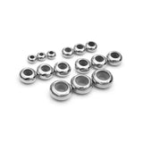 10pcs Stainless Steel Silicone Spacer Beads for DIY Bracelet Making