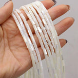 Mother-of-pearl Tube Beads for Jewelry Making Diy