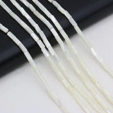 Mother-of-pearl Tube Beads for Jewelry Making Diy