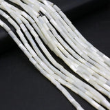 Mother-of-pearl Tube Beads for Jewelry Making Diy