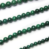Malachite Round Beads for Jewelry Making 4/6/8/10/12MM