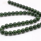 Baking Paint Glass Round Loose Spacers Beads 15 inch