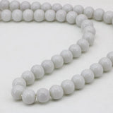 Baking Paint Glass Round Loose Spacers Beads 15 inch