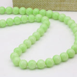 Baking Paint Glass Round Loose Spacers Beads 15 inch
