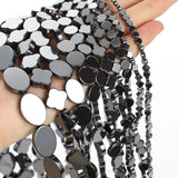 Hematite Beads Natural Stone Round Loose Beads DIY Bracelet 4-10mm