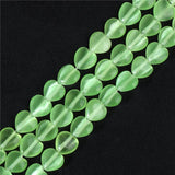 8MM Heart Cat Eye Stone Opal Spacer Beads for Jewelry Making