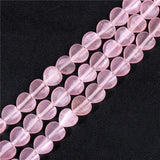 8MM Heart Cat Eye Stone Opal Spacer Beads for Jewelry Making