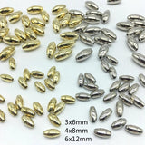 Metal luster Olive DIY Beads for Jewelry Making