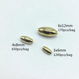 Metal luster Olive DIY Beads for Jewelry Making
