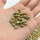 Metal luster Olive DIY Beads for Jewelry Making