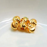 Metal Brass Round Spacer Beads DIY Accessories 3mm 4mm 5mm Bead Jewelry Making