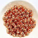 Metal Brass Round Spacer Beads DIY Accessories 3mm 4mm 5mm Bead Jewelry Making